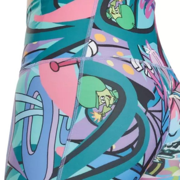 New Reebok Training Leggings "The Flintstones" Techstyle Workout HE3340 XS or L - Picture 4 of 4